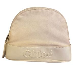 Chloe Cream Cosmetic Bag